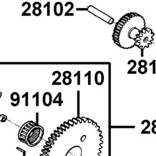 28110-GFY6-C10 GEAR COMP STARTING CLUTCH — diagram cutout