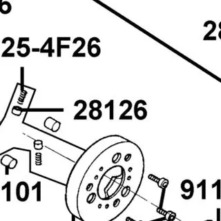 28126-GFY6-C10 CAP STARTING ROLLER SPRING — diagram cutout
