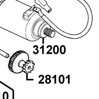 31200-LDF7-E10 MOTOR ASS'Y,START — diagram cutout