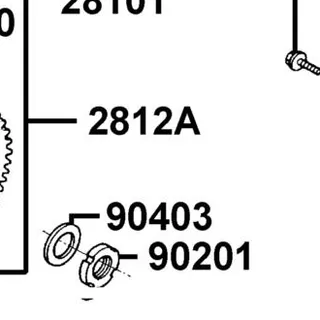 90403-KUDU-C00 WASHER THRUST 22.2*39*2.5 — diagram cutout