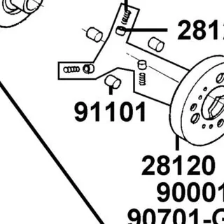 91101-1K79-C00 ROLLER 10*10 — diagram cutout