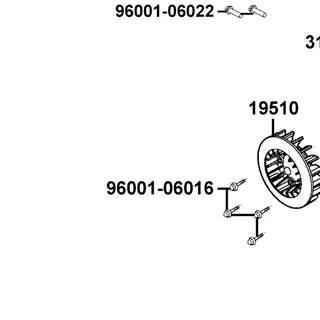 96001-06016-08 BOLT FLANGE SH 6*16 — diagram cutout