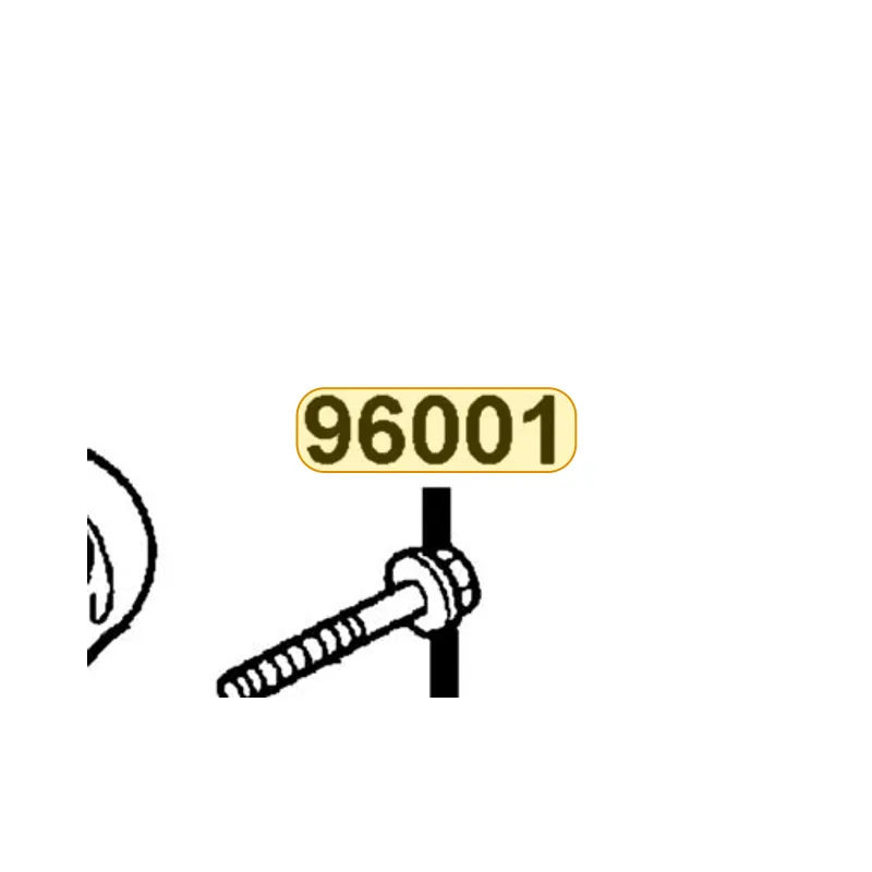 96001-06025-08 BOLT FLANGE SH 6*25 — diagram cutout