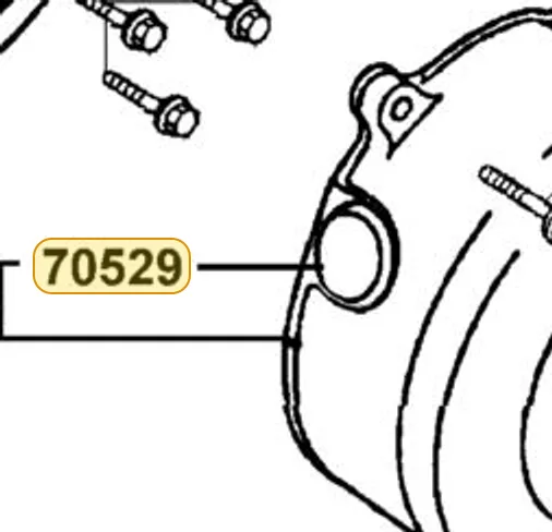 70529-6G57-671 Grom B Side Pnl — diagram cutout