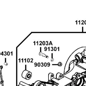 11203-KHG8-301 PIN BRAKE SHOE ANCHOR — diagram cutout