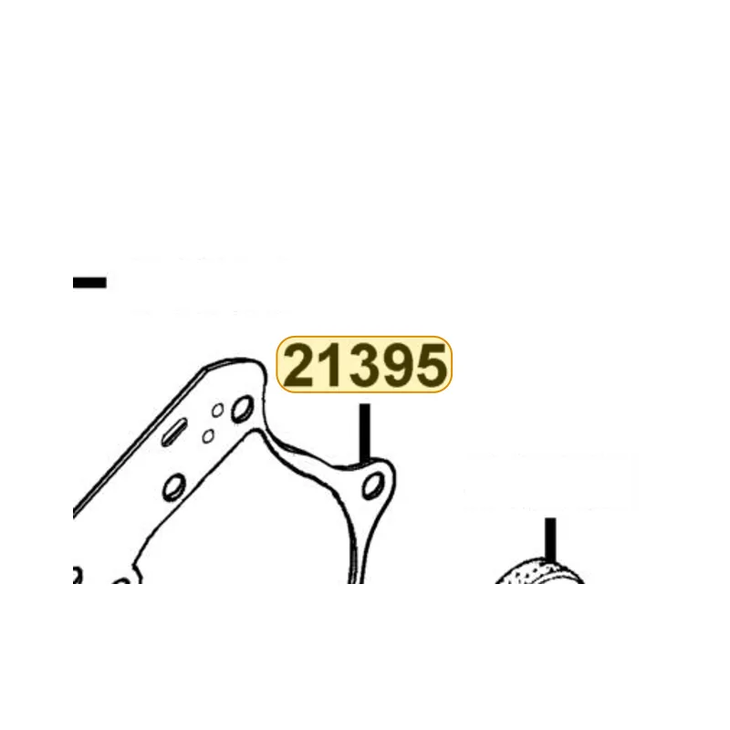 21395-KNBN-C10 GASKET MISSION CASE — diagram cutout