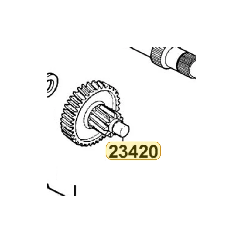 23420-ACK5-BA2 SHAFT COMP COUNTER — diagram cutout