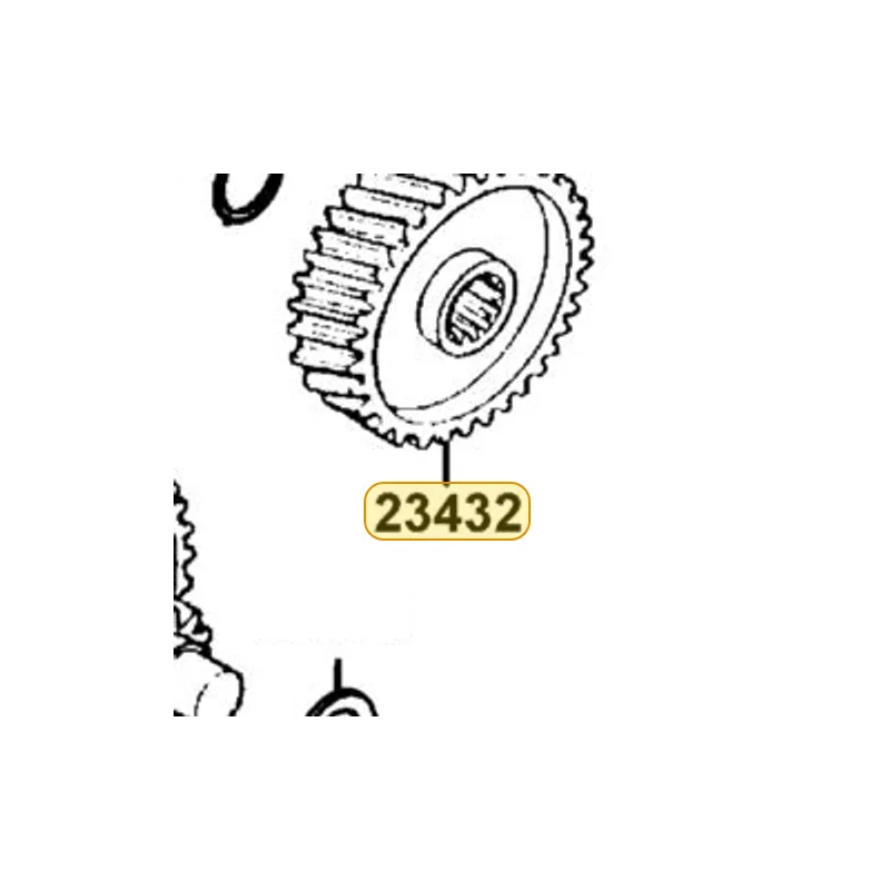 23432-LEA3-900 GEAR FINAL — diagram cutout