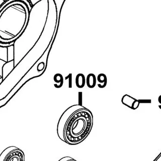 91009-GLE0-C00 BRG BALL RADIAL 6004 UU — diagram cutout