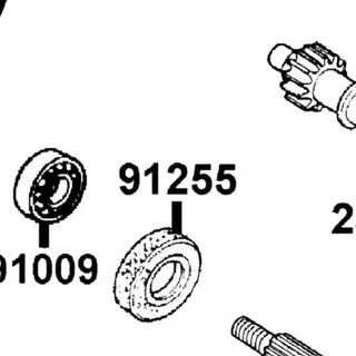 91255-LDC8-E10 OIL SEAL 27*42*7 (C???) — diagram cutout