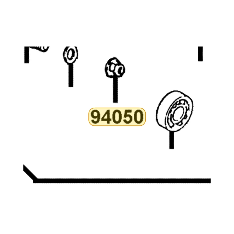 94050-08000 NUT FLANGE 8MM — diagram cutout