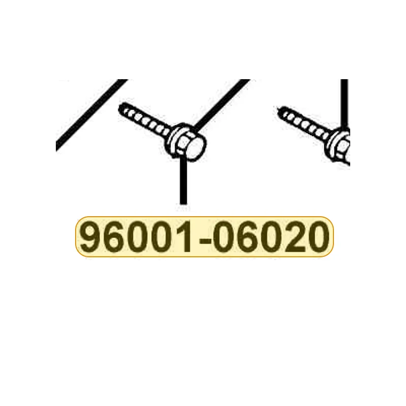 96001-06020-08 BOLT FLANGE SH 6*20 — diagram cutout