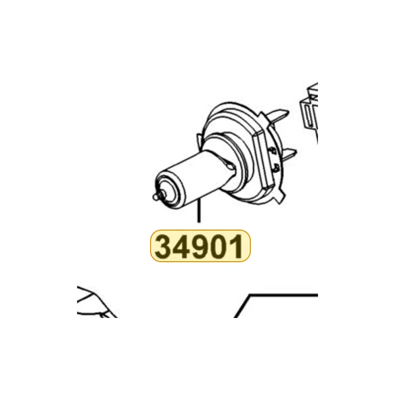 34901-ALD9-BA0 BULB HEAD LIGHT(12V/35/35W HSI) — diagram cutout