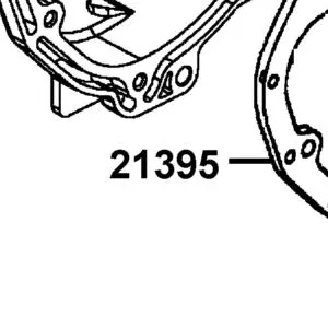 21395-KEC4-E90 GASKET MISSION CASE — diagram cutout