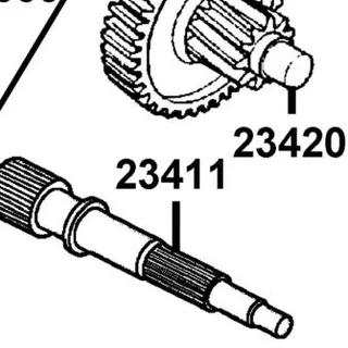 23411-KEC4-C00 SHAFT DRIVE — diagram cutout