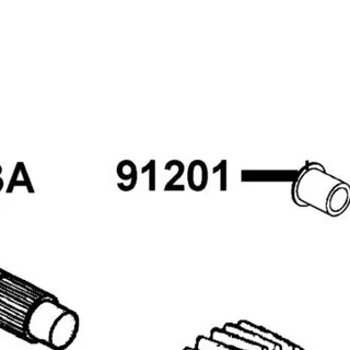 91201-KUDU-C00 BUSH MISSION — diagram cutout