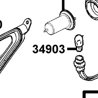 34903-LDC8-M30 BULB POSITON — diagram cutout