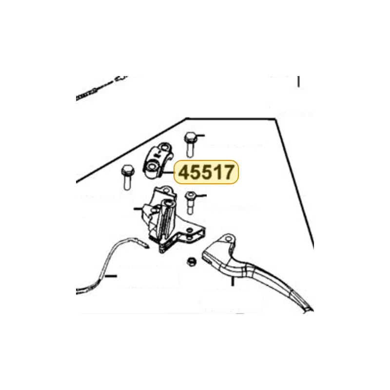 45517-KFA5-E10 HOLDER HNDL BRKT — diagram cutout