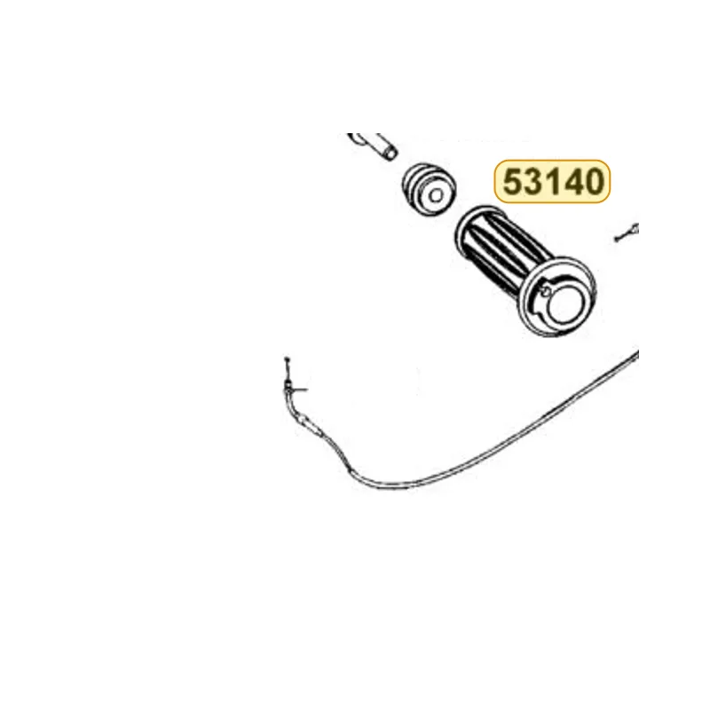 53140-AAA1-BA0-4HR GRIP COMP. THROT — diagram cutout