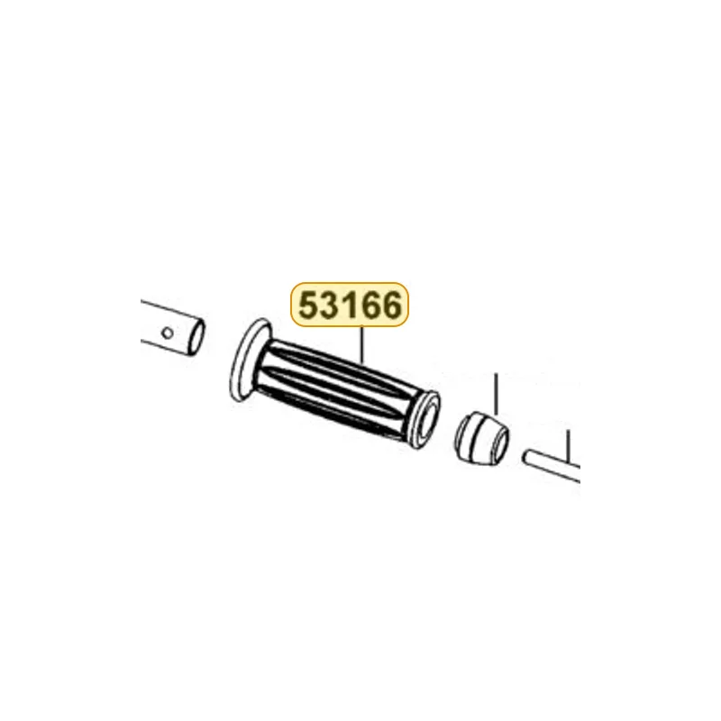 53166-AAA1-BA0-4HR GRIP L HANDLE — diagram cutout