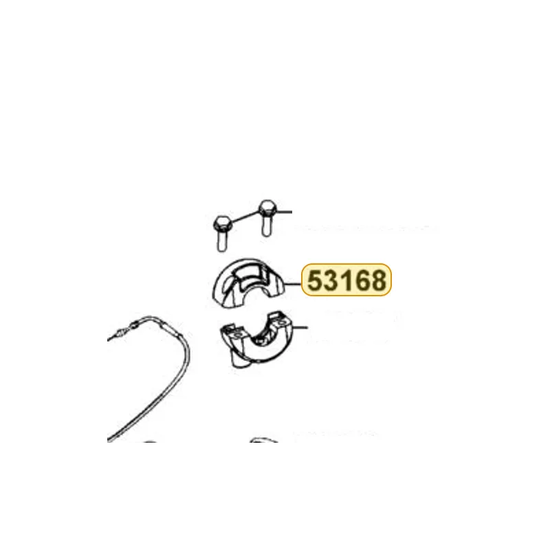 53168-KFA1-C00 HOUSING UP THROT — diagram cutout