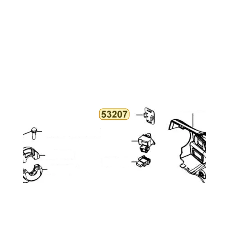 53207-ADE1-900-N1R "PLUG COVER, RR HANDLE" — diagram cutout