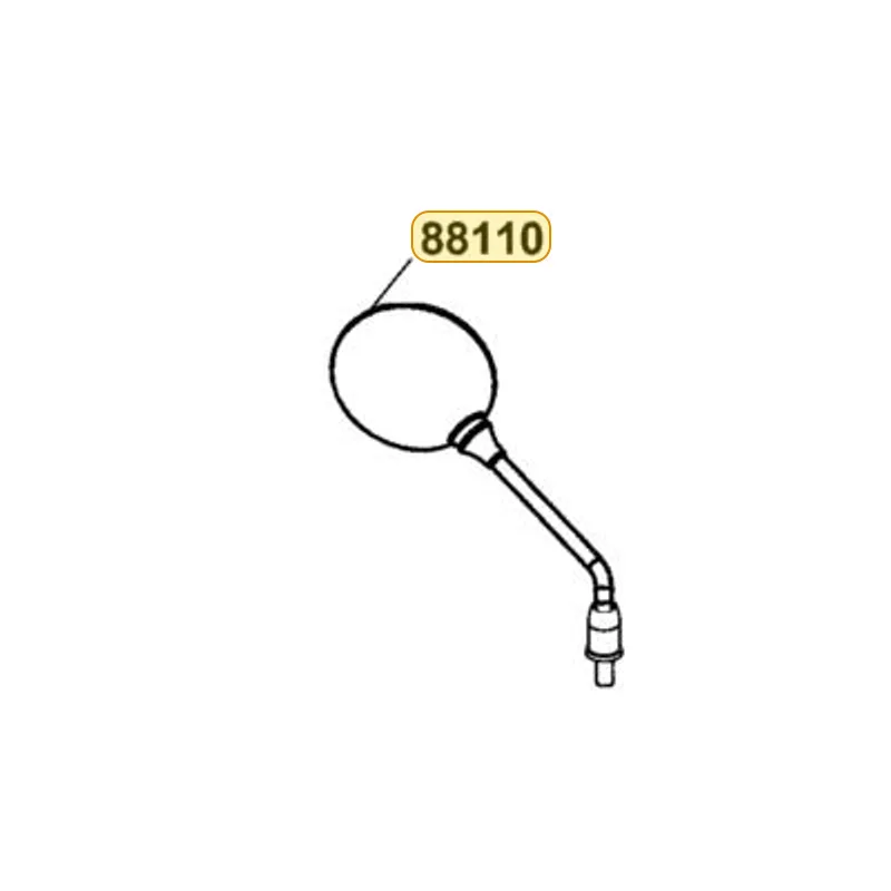 88110-ACK5-M30 "MIRROR ASSY., R BACK" — diagram cutout