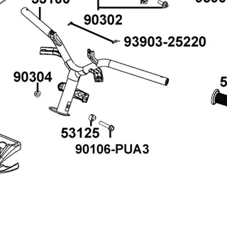 90106-PUA3-B50 BOLT FLANGE 10*50 — diagram cutout