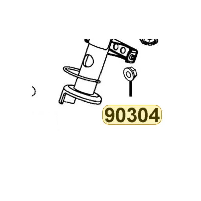 90304-PUA3-B50 NUT U 10MM(C) — diagram cutout