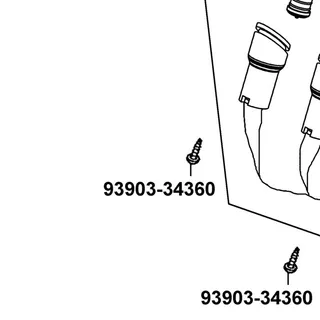 93903-34360 SCREW TAPPING 4X12 — diagram cutout