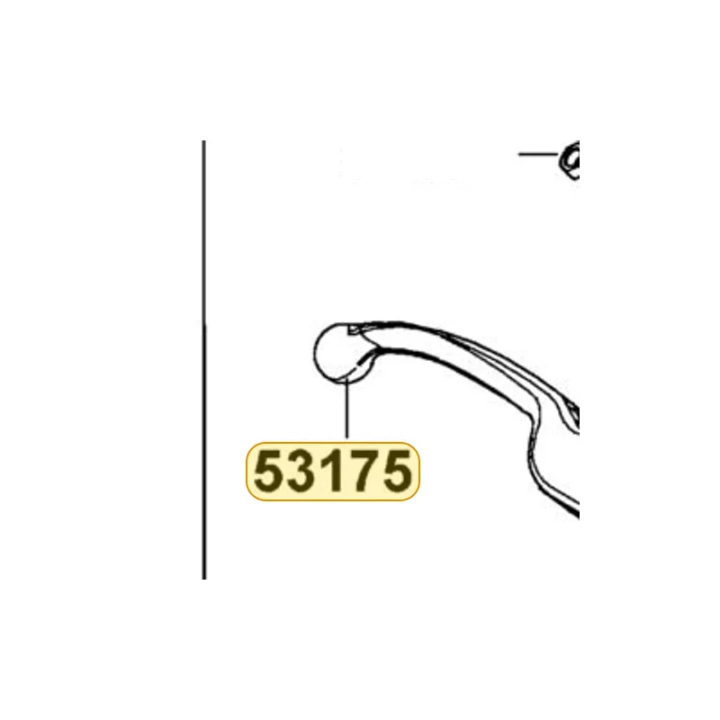 53175-KHE2-BA0 LEVER. R STRG HNDL — diagram cutout
