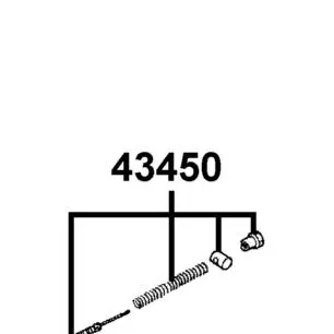 43450-LDF7-E10 CABLE COMP RR BRK — diagram cutout