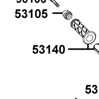 53140-KNBN-C00-N1R GRIP COMP THROT — diagram cutout