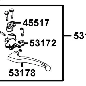 53172-KTCT-C00 BRKT HNDL L — diagram cutout