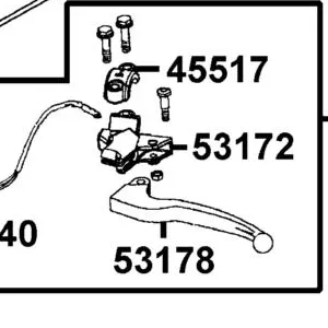 53178-KXCX-C00 LEVER L STRG HANDLE — diagram cutout