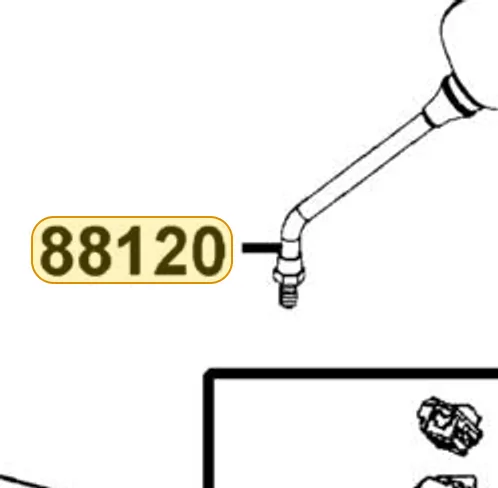 88120-LCB9-M30 Mirror Assembly Left Back — diagram cutout