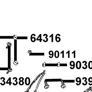 64316-LCB9-C10 PLUG FLOOR — diagram cutout