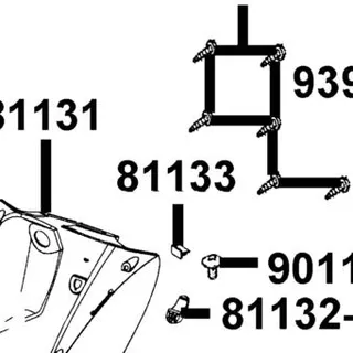 81133-KNBN-C00 STOPPER LUGGAGE — diagram cutout