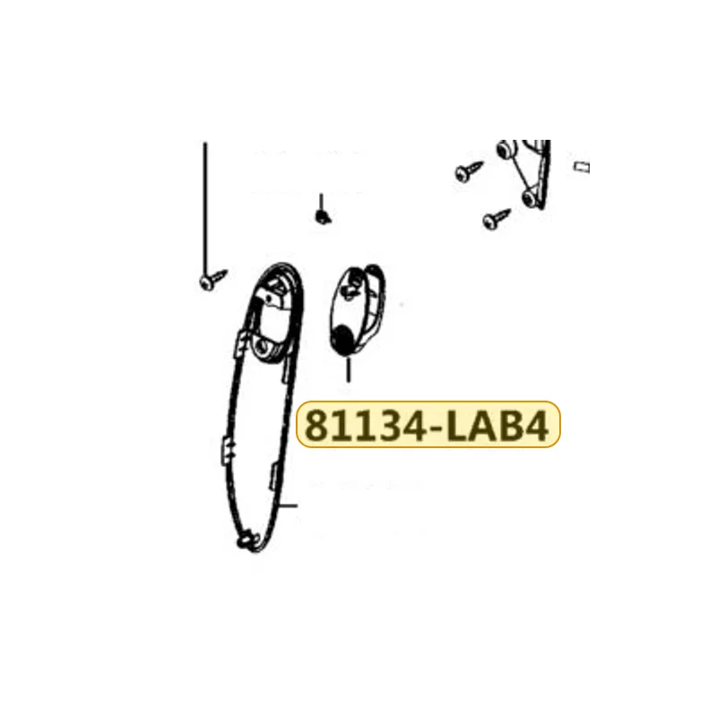 81134-LAB4-900-N1R "HOOK, LEG SHIELD" — diagram cutout