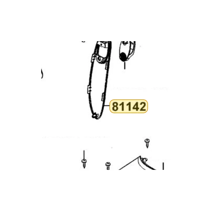 81142-AAA8-BA0-N1R "COVER, LEG SHIELD LOW" — diagram cutout