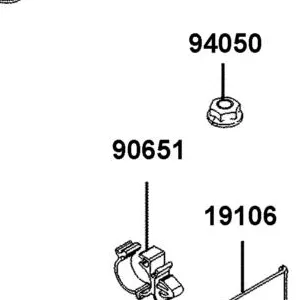 90651-LKE6-900 CLIP CABLE — diagram cutout