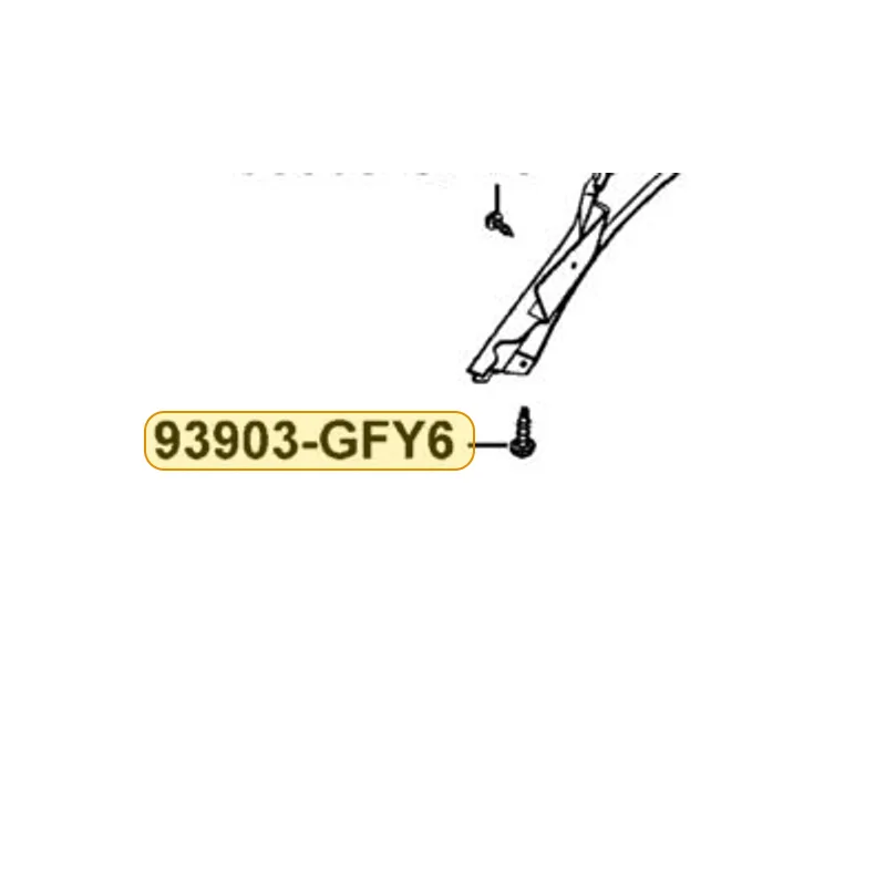 93903-GFY6-BA0 SCREW TAPPING 4*14 — diagram cutout