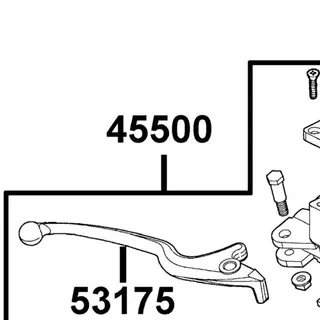 45500-LDC8-E10 CYLINDER ASSY FR MASTER — diagram cutout