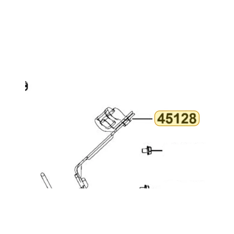 45128-AAA8-BA1 CLAMPER, FR BRK CABLE — diagram cutout