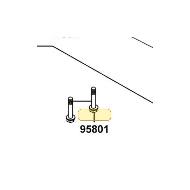 95801-08040-08G BOLT FLANGE 8*40 — diagram cutout