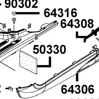 50330-KEBE-C00 SEAL BATTER FRONT — diagram cutout
