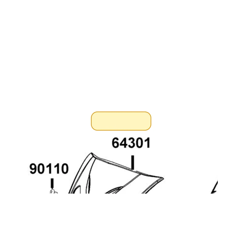 64301-LCB9-C10-N1P COVER FR — diagram cutout