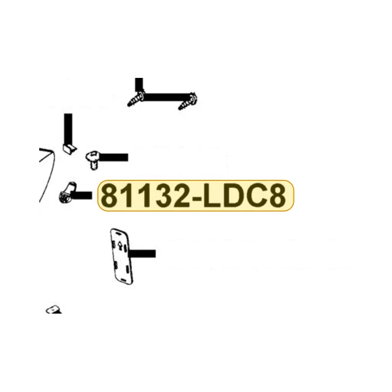81132-LDC8-E10 HOOK LUGGAGE — diagram cutout