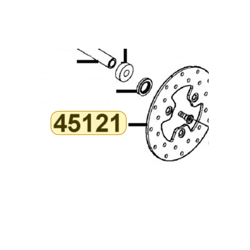45121-LBD5-C00 DISK FR BRK — diagram cutout