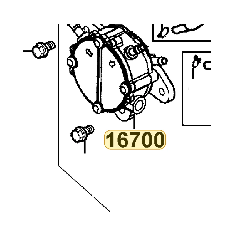 16700-KHE7-220 FUEL PUMP ASSY — diagram cutout